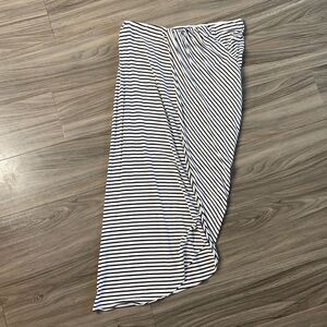 Caribbean Queen asymmetric striped skirt, medium (1551)